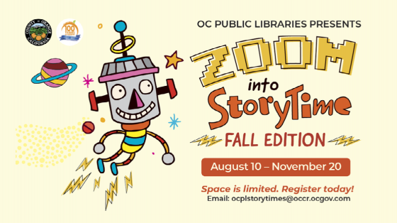 Zoom into Storytime Fall Edition Graphic