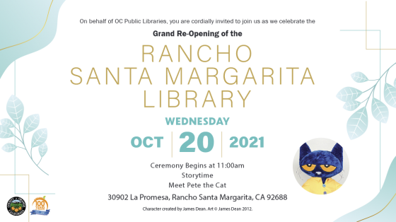 Rancho Santa Margarita Re-opening Banner