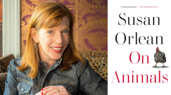 Photo of author Orlean with book cover