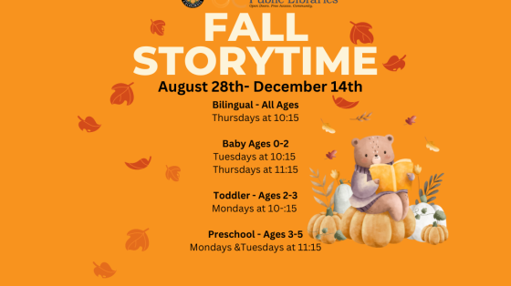 Fall Storytime-SanClemente
