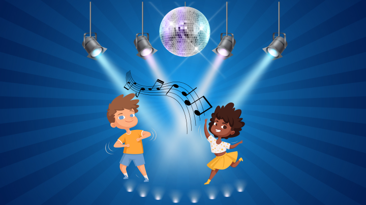 Kids Dancing with music
