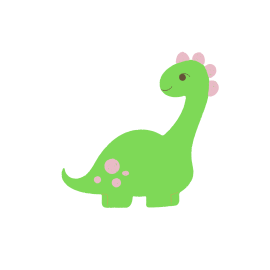 green preschool dinosaur