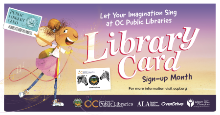Library Card Sign up Month