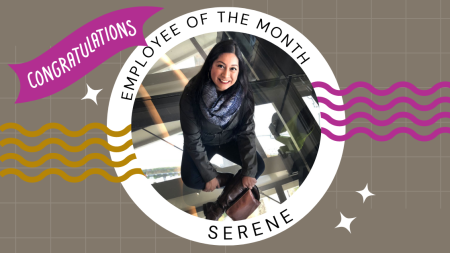 Photo of employee of the month Serene