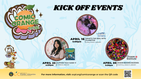 Comic Orange Kick Off Events Banner